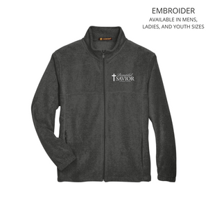 EMBROIDERED Full Zip Fleece Jacket (5-10 business day production)